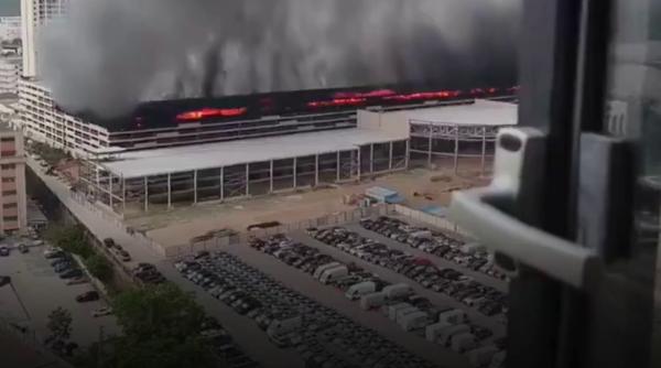 china incendiu intr un garaj al companiei auto byd