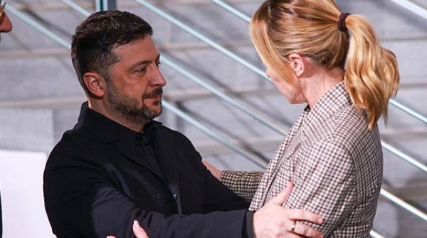 volodimir zelenski s a intalnit cu giorgia meloni la roma ucraina este interesata de productia comuna de drone