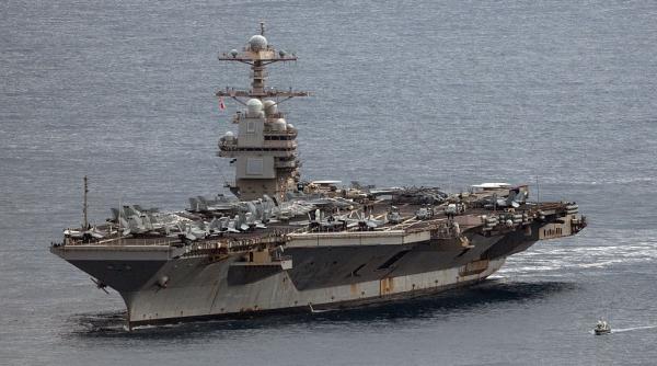 300 de zile pe mare: portavionul american Gerald Ford a devenit nava cu cea mai lungă misiune de luptă de după războiul din Vietnam