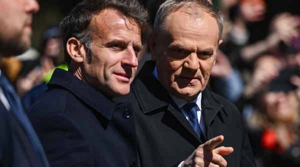 Avioane franceze cu focoase nucleare ar putea ajunge în Polonia, a anunțat Macron la întâlnirea cu Tusk de la Gdansk