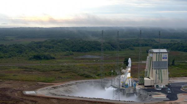 francezii au demolat rampa de lansare pe care rusii o foloseau in guyana franceza pentru lansarea rachetelor soiuz