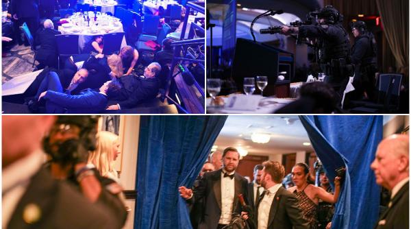 video momentul in care trump si jd vance sunt evacuati dupa atacul armat dupa focurile de arme invitatii s au ascuns sub mese