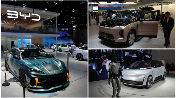 masinile viitorului expuse la auto china 2026 din peste 1 450 de vehicule 181 sunt premiere mondiale byd a venit cu tot portofoliul