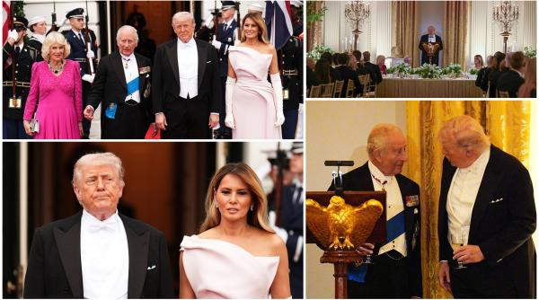 moda miliardari si glume in culisele dineului de stat de la casa alba pentru regele charles melania trump a organizat cina