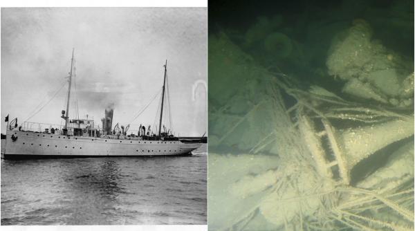 scafandrii au gasit epava celei mai mari pierderi navale americane din primul razboi mondial