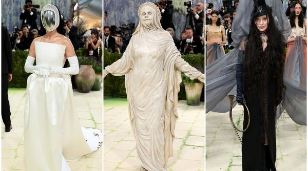met gala 2026 cele mai extravagante si controversate tinute madonna heidi klum bad bunny si katy perry au fost de nerecunoscut