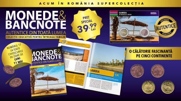 gambia este urmatoarea tara de descoperit in colectia monede si bancnote autentice din toata lumea