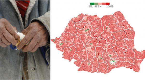 hartile saraciei in localitati din vaslui buzau sau dolj indicele depaseste 90 milioane de romani traiesc fara apa si canalizare