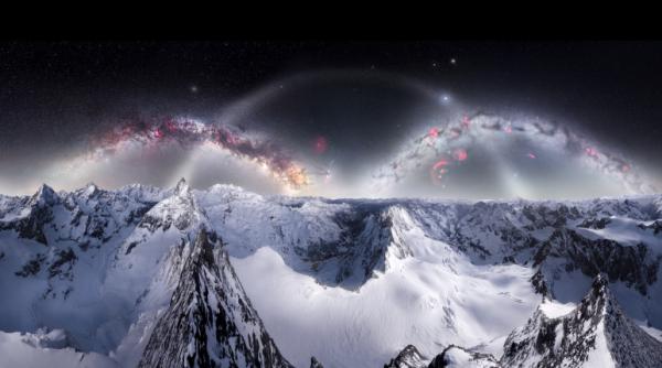 o noapte la minus 28 de grade pe un varf de 4 200 de metri pentru a fotografia triplul arc al caii lactee imaginea e spectaculoasa