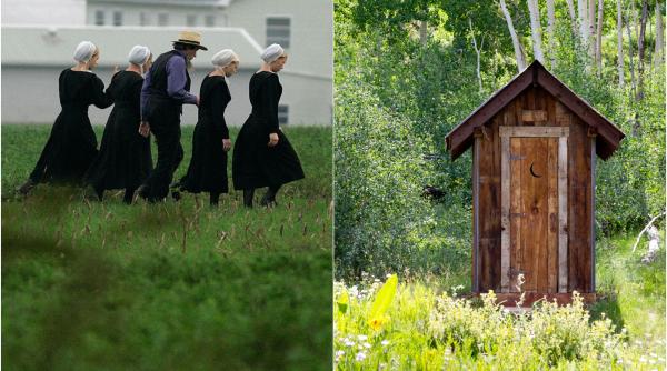 in sua incepe sa existe o problema din cauza oamenilor amish care nu folosesc toalete moderne din motive religioase