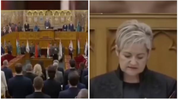 o deputata din ungaria a depus juramantul in parlament in limba romana lider udmr a fost aplaudata pentru asta nu huiduita