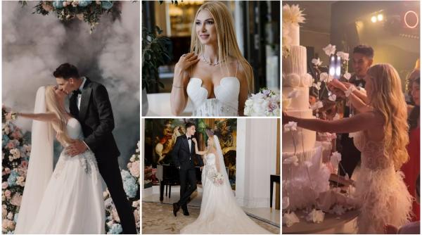 primele imagini cu andreea balan in rochie de mireasa artista si victor cornea s au casatorit religios