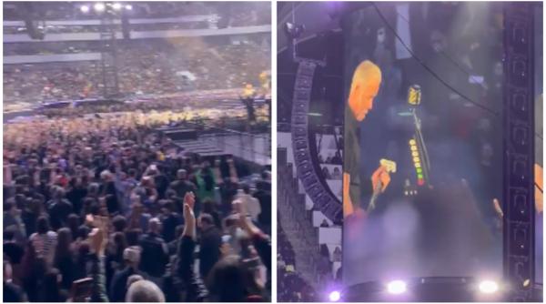 momentul metallica pentru fanii din romania trupa a cantat in romana cine esti tu oare