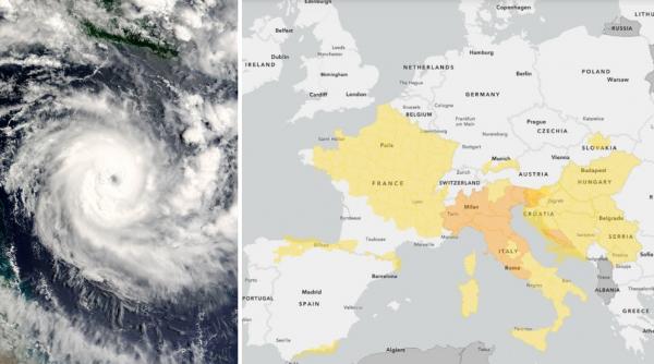europa este lovita de 3 cicloane vreme extrema cu ploi torentiale si ninsori ce tari vor fi afectate