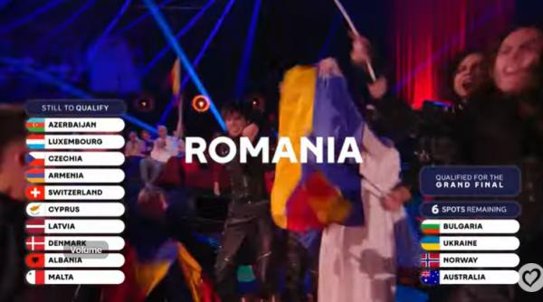 alexandra capitanescu s a calificat in finala eurovision 2026 cu melodia choke me lista completa a tarilor finaliste