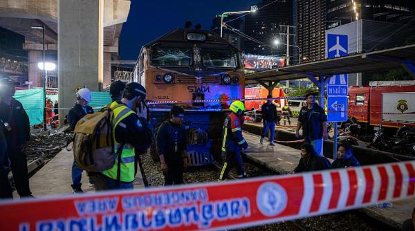 mecanicul de locomotiva al trenului implicat in accidentul din bangkok unde au murit opt oameni consumase droguri