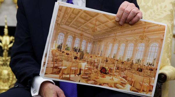 un senator american a anulat o finantare federala propusa de republicani pentru sala de bal de la casa alba