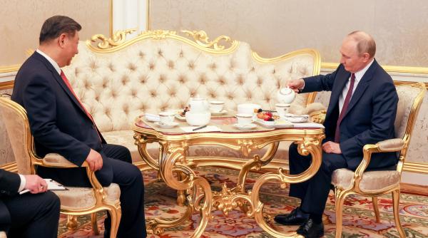 putin a ajuns la beijing el e asteptat la un ceai de presedintele chinez xi jinping