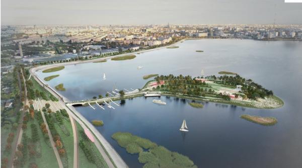 oaza de smarald a bucurestiului lucrarile la insula lacul morii se apropie de final cand va fi inaugurata