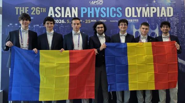 elevii romani au luat 3 medalii de argint 3 medalii de bronz si o mentiune la olimpiada asiatica de fizica din coreea de sud