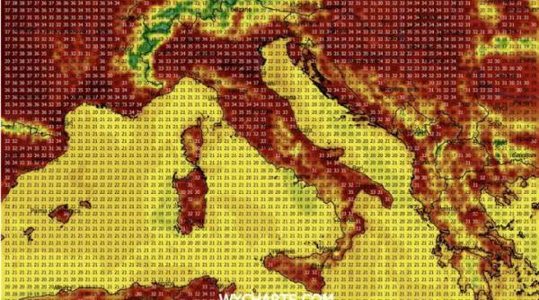 domul de caldura e complet si a format un capac deasupra europei vor fi pana la 40 de grade imaginile din satelit sunt neobisnuite
