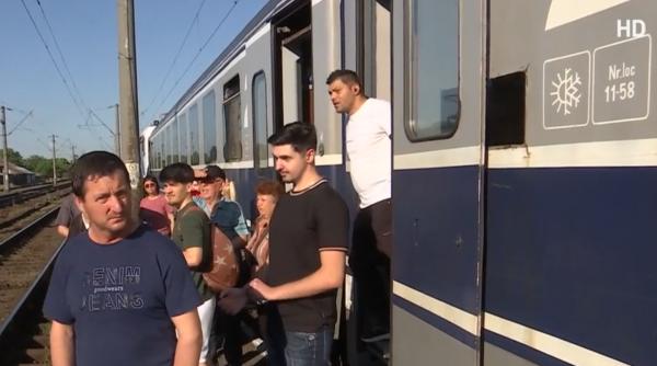 haos pe ruta bucuresti galati un tren plecat cu intarziere din gara de nord a ramas blocat trei ore in caldura fara aer conditionat