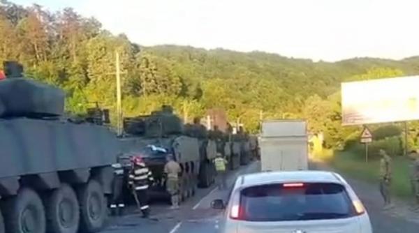 11 militari au fost raniti dupa ce trei tab uri blindate piranha 5 s au ciocnit in judetul salaj a fost activat planul rosu