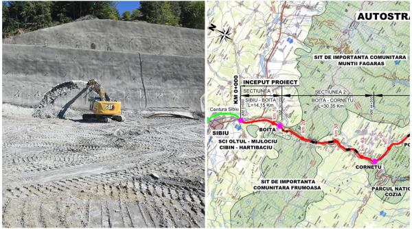 au inceput lucrarile la tunelul balota cel de al cincilea in constructie de pe autostrada sibiu pitesti