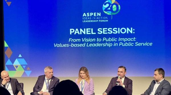 bogdan ivan a participat la prima editie a aspen ideas in action leadership forum