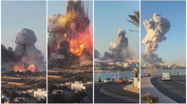 explozii in lant la o fabrica de artificii in malta doi oameni au fost raniti