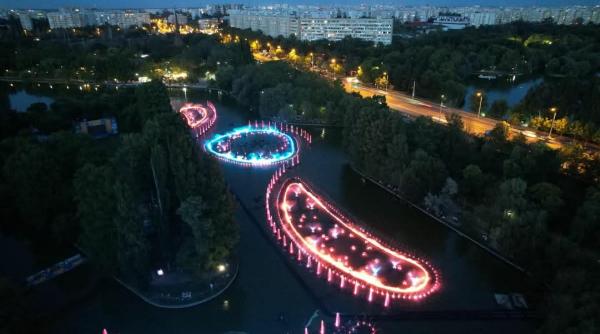 fantanile arteziene din parcul ior au fost repornite spectacolele cu apa lumini si muzica tin pana in octombrie