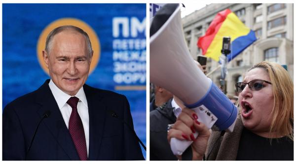 Șoșoacă l-a lingușit pe Putin în public. „Vă felicităm pentru tot ce ați făcut”. Ce anume l-a făcut pe liderul rus să zâmbească