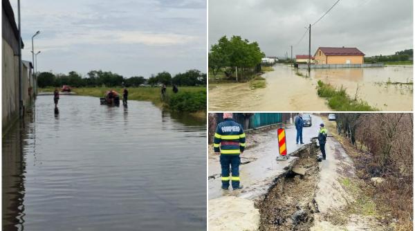 curti si drumuri nationale inundate si blocate in mai multe judete dupa ploile de sambata ro alert emis pentru pericol de inundatii