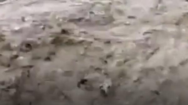 Dezastru provocat de ploile torenţiale: Gospodării inundate, drumuri blocate