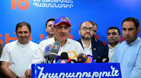 premierul pro ue din armenia anunta victoria partidului sau in alegerile parlamentare