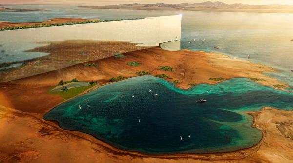 arabia saudita cheltuieste 16 miliarde de dolari pentru anularea unor parti din megaorasul neom mai mult decat costa construirea lor