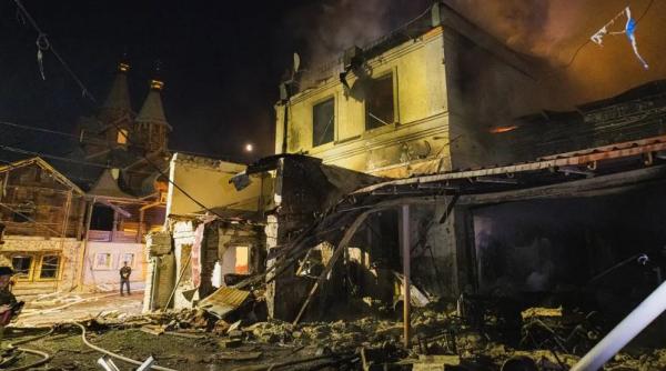 rusia a lansat doua rachete si aproape 200 de drone kamikaze asupra ucrainei in orasul harkov sunt 15 raniti