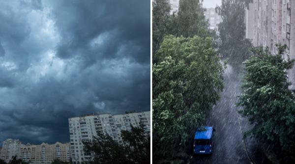 anm a emis cod galben de vijelii si grindina in bucuresti si 10 judete harta zonelor afectate