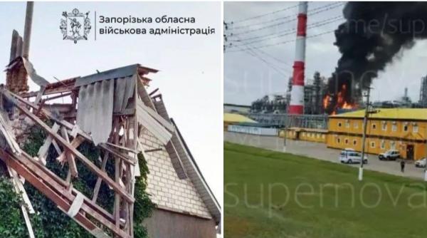 rusia a bombardat cu rachete si drone mai multe regiuni din ucraina sunt victime si pagube insemnate fortele ucrainene au ripostat