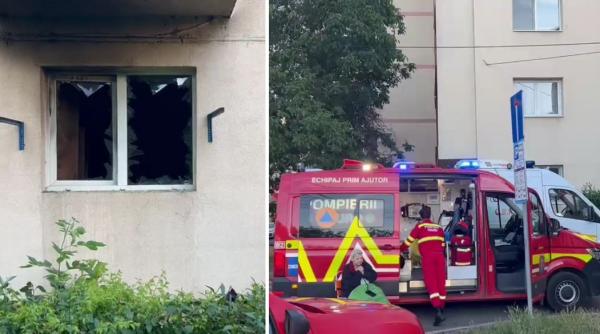 explozie puternica urmata de un incendiu intr un bloc din timisoara mai multe persoane au avut nevoie de ingrijiri medicale
