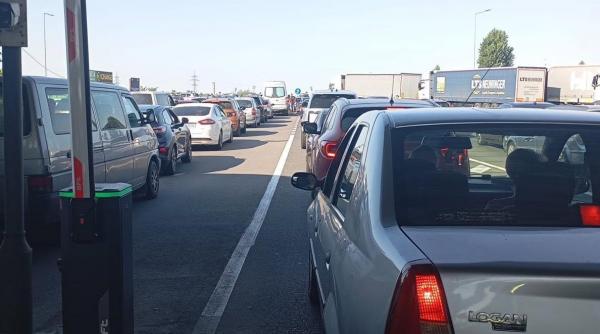 cozi si trafic ingreunat pe podul giurgiu ruse soferii asteapta zeci de minute pentru a intra in bulgaria