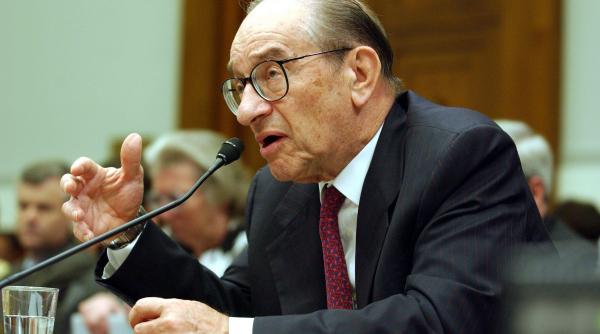 alan greenspan arhitectul economiei americane moderne a murit la varsta 100 de ani pe usa biroului sau scria de aici incepe banul