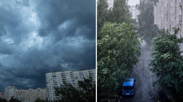 anm anunta furtuni puternice in 23 de judete cod galben de vijelii cu grindina harta regiunilor afectate