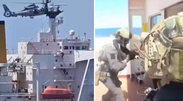 franta a sechestrat un al cincilea petrolier din flota fantoma a rusiei macron a publicat imagini filmate in cadrul interventiei