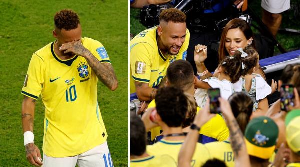 imagini emotionante cu neymar la finalul meciului brazilia scotia a plans si si a imbratisat copiii dupa revenirea la cupa mondiala