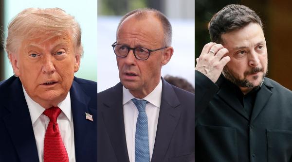 trump spune ca volodimir zelenski se descurca destul de bine impotriva rusiei friedrich merz e momentul negocierilor de pace