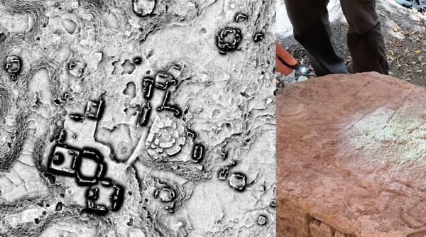 un oras mayas intact a fost descoperit in jungla la o mie de ani dupa ce a fost abandonat include o piramida templu inalta de 13 metri