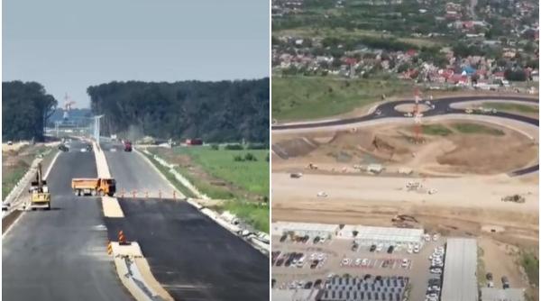 circulatia pe a0 nord lotul 1 joita corbeanca ar putea fi deschisa pana la finalul anului imagini din drona cu stadiul lucrarilor