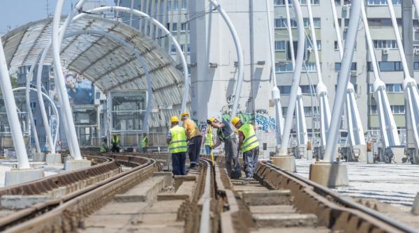 imagini de la lucrarile la pasajul basarab harta restrictiilor de circulati impuse din 29 iunie doua linii de tramvai sunt suspendate