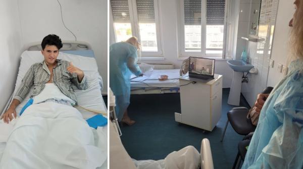 un elev din targu jiu a sustinut prima proba scrisa de la bac din salonul de spital dupa o operatie de apendicita